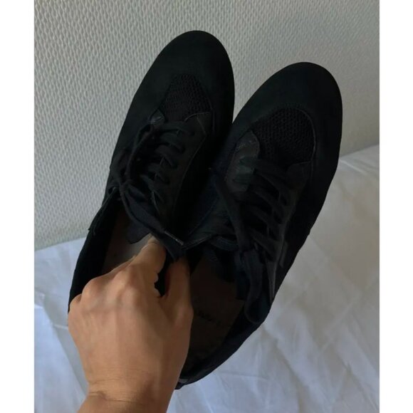 The Row - Bonnie Low Top Lace Up Sneakers - Black - Picture 11 of 12